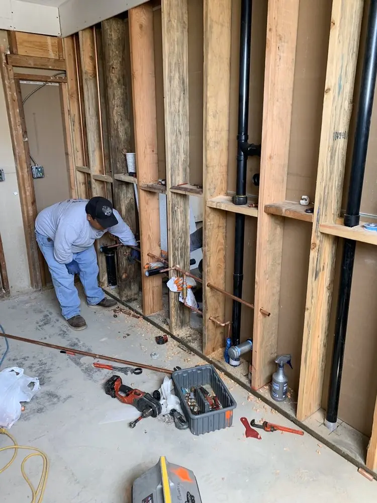 Commercial rough-in plumbing for Gas Line Repair in Campo Bello